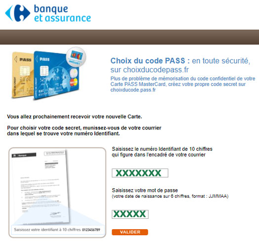 accès choixducode.pass.fr