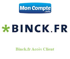 Binck.fr Accès Client