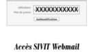 Accès SIVIT Webmail