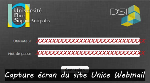 webmail.unice.fr: Accès Unice Webmail