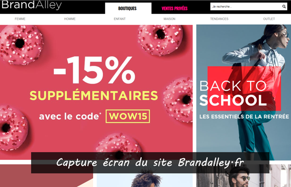 site officiel du magasin www.brandalley.fr