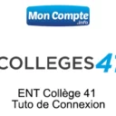 Se connecter au compte ENT Collège 41