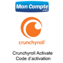 Utilisation d'un code d'activation sur crunchyroll.com/activate