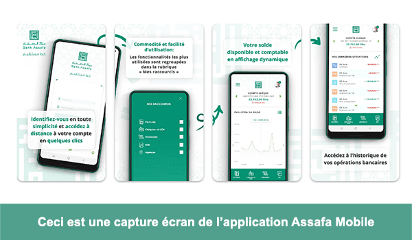 Télécharger l'application Bank Assafa mobile